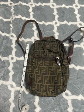 Authentic vintage fendi zucca backpack FF